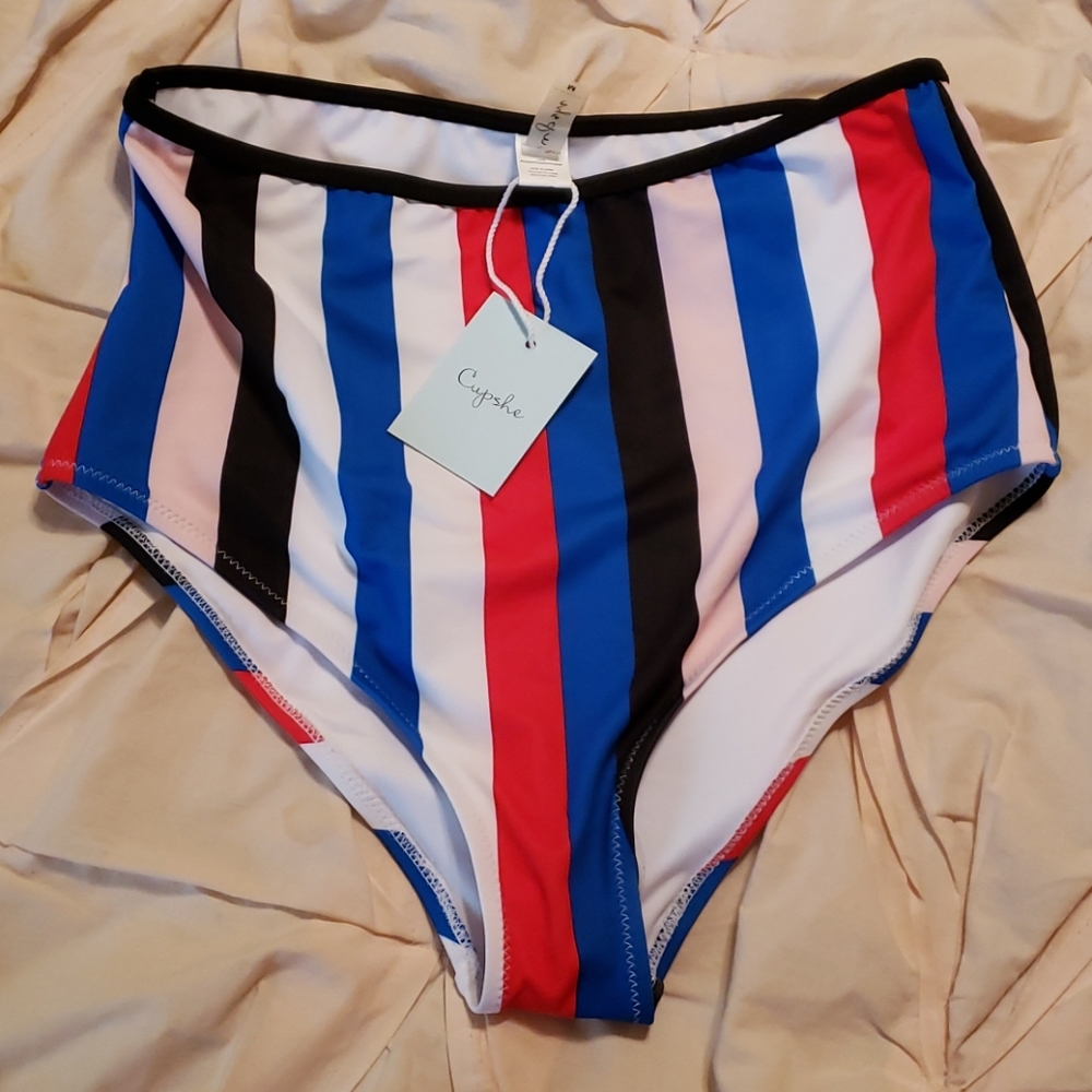 Cupshe NWT high-waisted bikini bottom size M